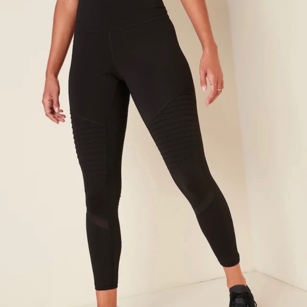 High-Waisted Elevate Moto 7/8-Length Leggings